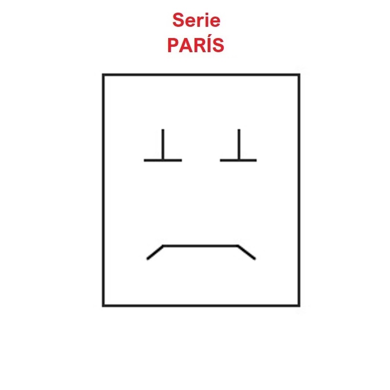 Estuche París II Juego Mediano 60x79x30 mm.